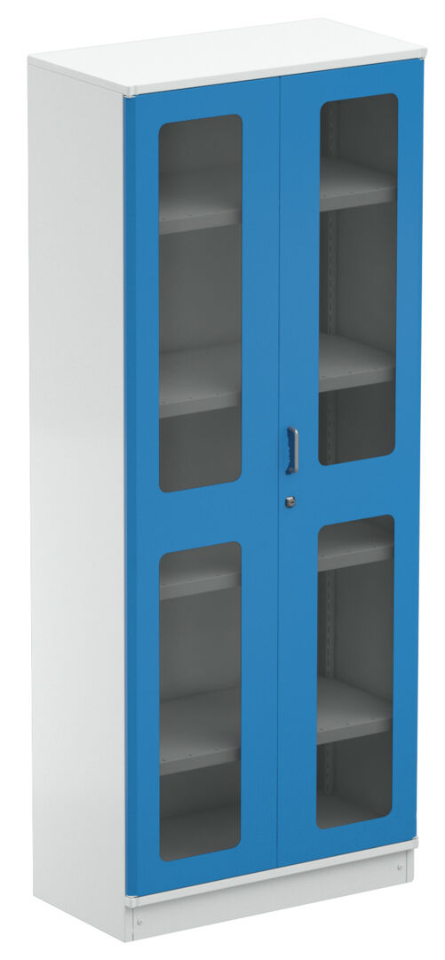 Teollisuuskaappi 800x425x2000 Treston C30907001-TD pleksi ovet