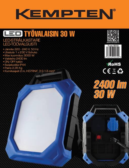 Kempten LED-työvalo 30 W