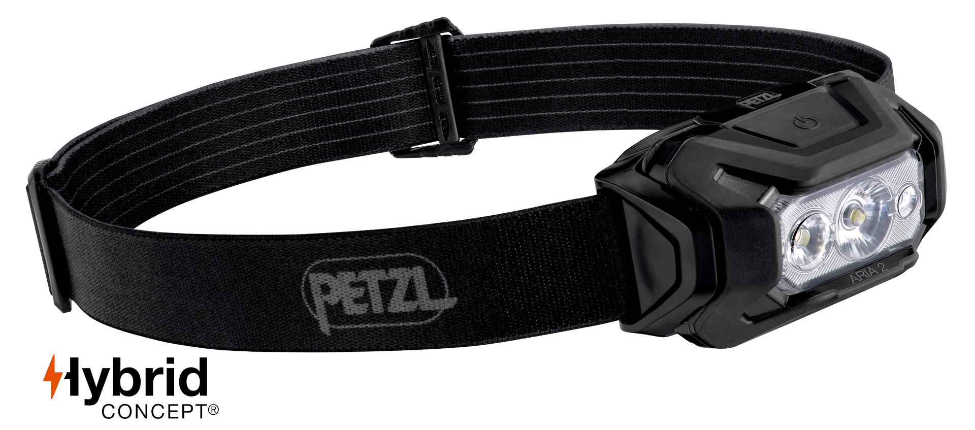 Otsavalaisin paristokäyttöinen PETZL Aria 2 RGB 450lm sis. 3xAAA paristoa
