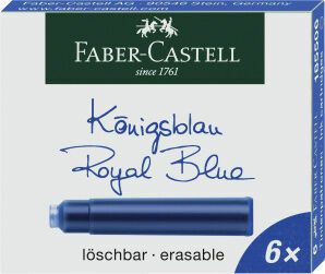 Faber-Castell Mustepatruuna sininen 6kpl