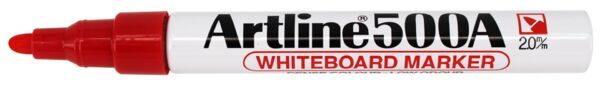 Whiteboard pen Artline K-500A 2mm round red