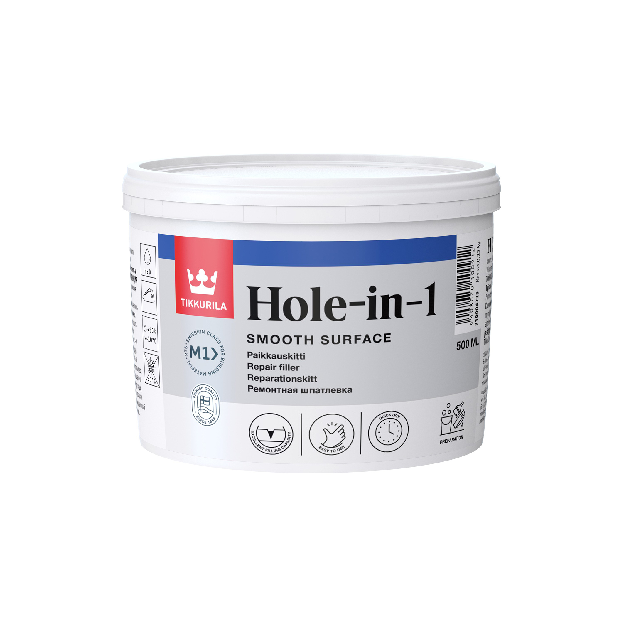 Paikkauskitti HOLE-IN-1 500ml