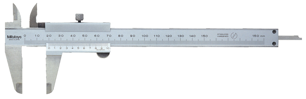 Työntömitta 200mm Mitutoyo 530-108 lukema 0.05, litteä
