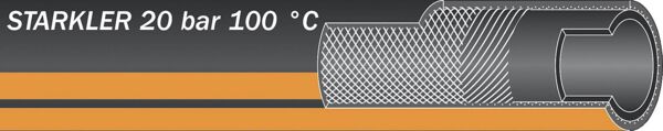 Vesiletku Trelleborg EPDM 12,7MM/20,7MM +100C 20bar L=40M